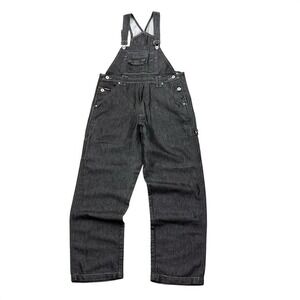 Vintage Y2K Vibes Jeans Shiny‎ Metallic Overalls Juniors L
